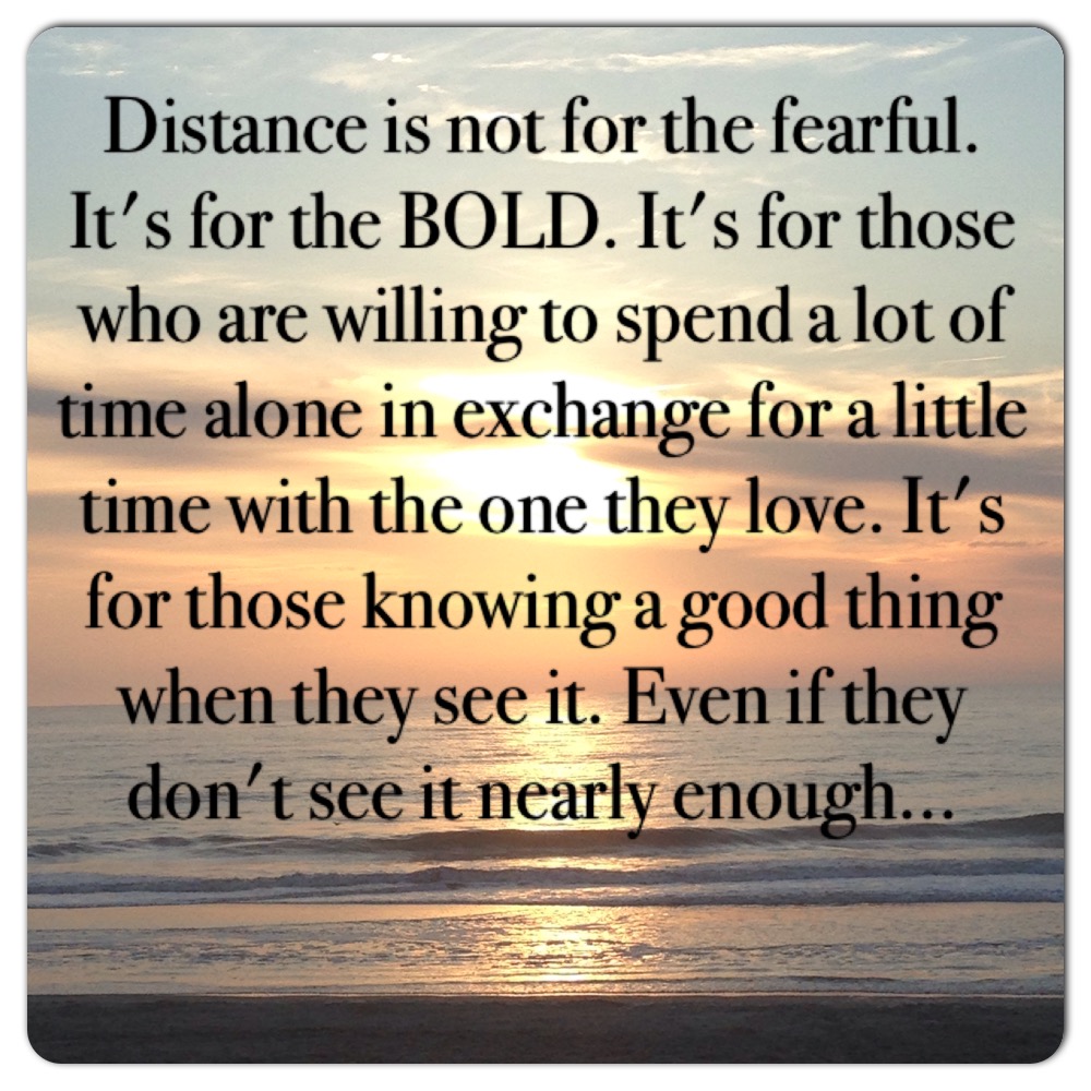 distance makes the heart grow